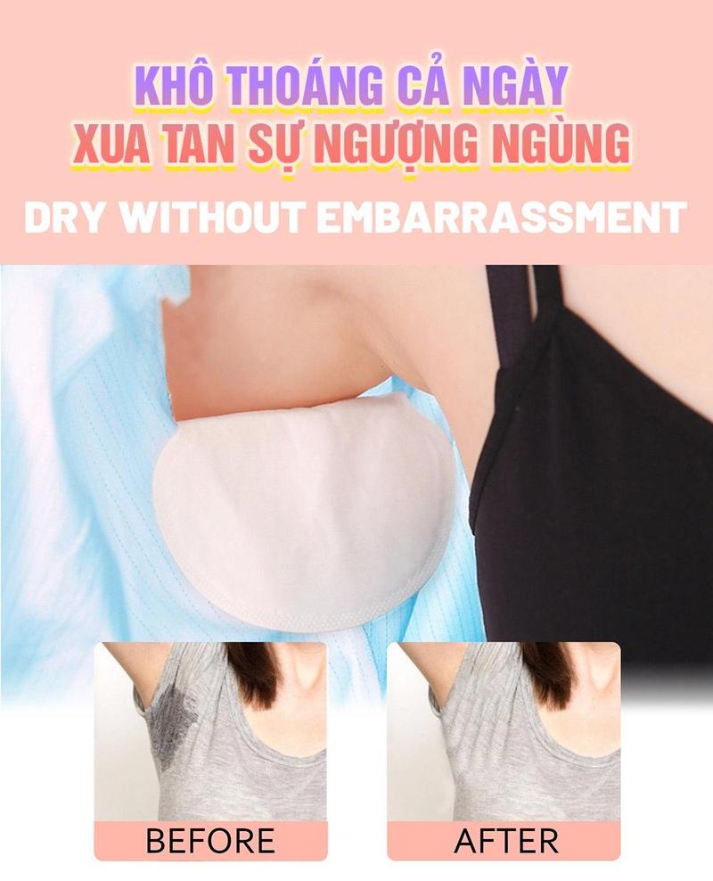 Product Introduction of 1 Gói 10 Miếng Dán Thấm Hút Mồ Hôi Nách Siêu Mỏng 2508 - PARISA 33