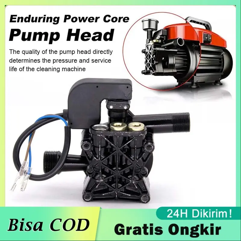 Body Head Pump Casing Set Switch Otomatis Piston Jet Cleaner 0