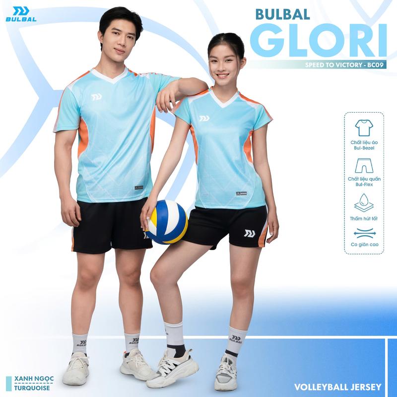 Quần áo bóng chuyền, cầu lông GLORI BULBAL cao cấp chuẩn thi đấu,thấm hút mồ hôi cực đẹp - sport hoàng phúc Nam Chạy Bộ