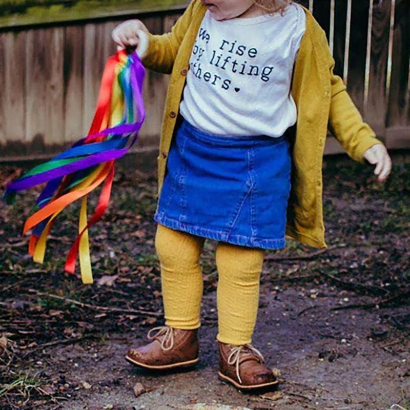 Colorful Rope With Storage Box, 2 Counts Rainbow Ribbon Baby Sensory Toy, Montessori Toy, Ribbon Streamer with Wood Ring, Rainbow Wind Wand Learning Toy, Birthday Gifts Ideas 5