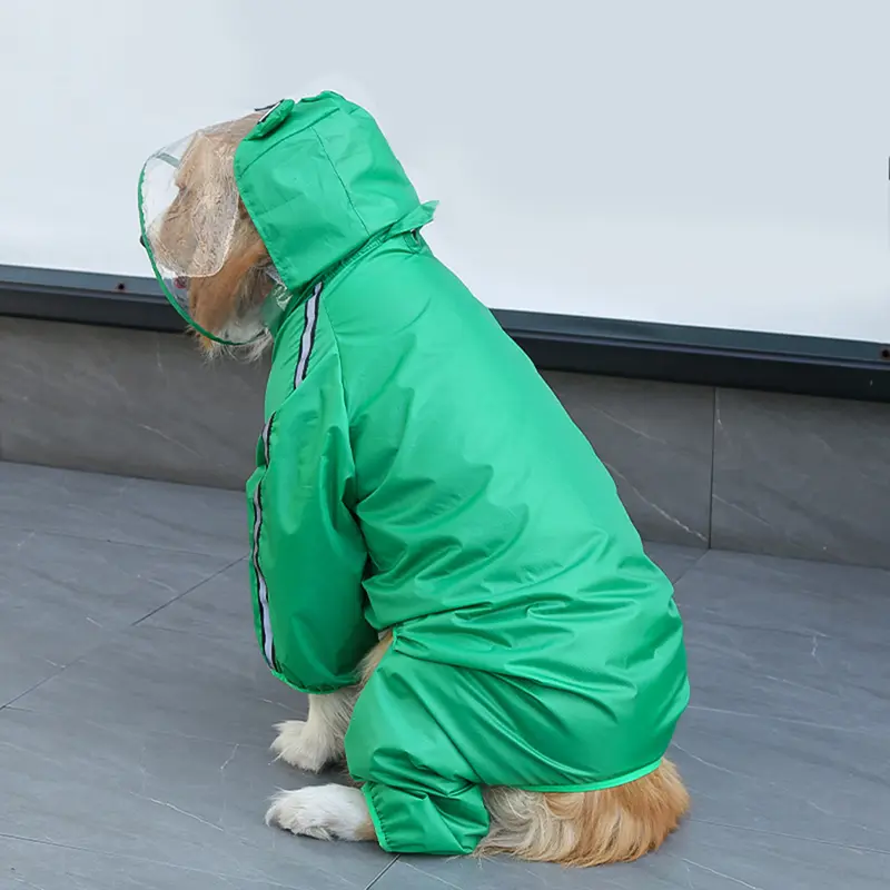 Áo mưa cho chó cưng, HEHUS, Thích hợp cho chó lớn, Trung Bình và Nhỏ, Chống gió và chống mưa, Áo Hoodie cho chó Con, cho áo khoác 3