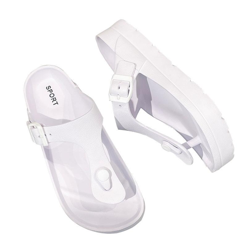 Product Introduction of 2025 New Thick Bottom Sandals for Women Outdoor Casual Slides Walking Shoes Footwear Girl Makapal Summer Comfort Parent Dance Vacuum 0