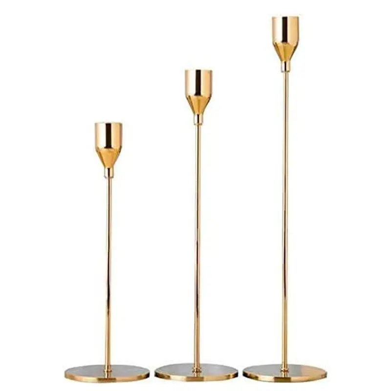Candle Holder Set, 3 Counts/set Modern Decorative Candlestick Holder, Candle Holder for Wedding, Dining, Party, Home Decor, Ornaments 0
