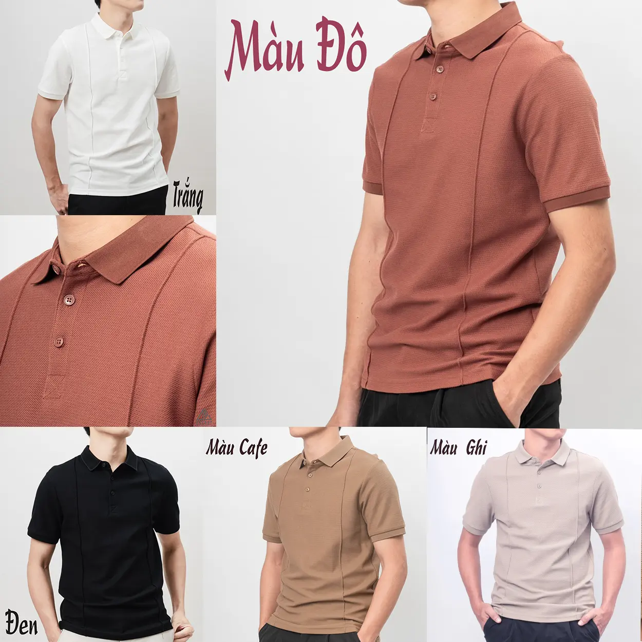 [có Bigsize] Áo Nam PoLo  hè chất liệu thun cotton cá sấu ,Mã APL chạy Mí.