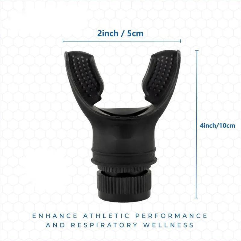 Portable Breathing Trainer, Adjustable Breathing Resistance Tool, Breathing Training Tool for Home Gym Workout, Fitness Equipment 1