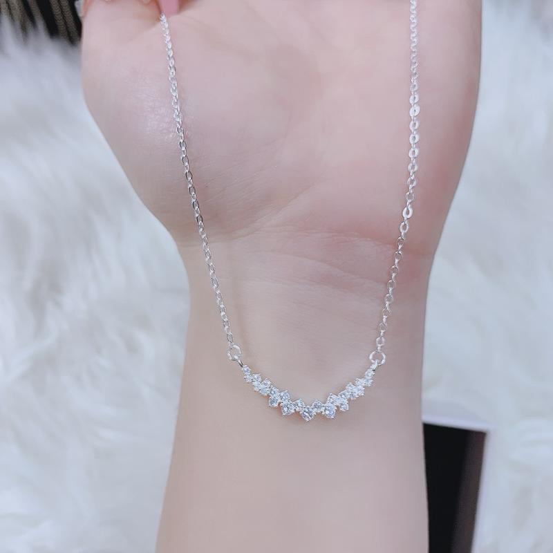 Dây bạc ta liền mặt hình mỉm cười cho nữ siêu xinh _HHJ 3