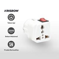 Gambar AZKO Krisbow Steker Arde Adaptor Travel Dengan Switch - Putih Colokan Universal Steker Internasional Konverter Colokan Adaptor Perjalanan dari AZKO ID Kota Administrasi Jakarta Pusat 4 Tokopedia