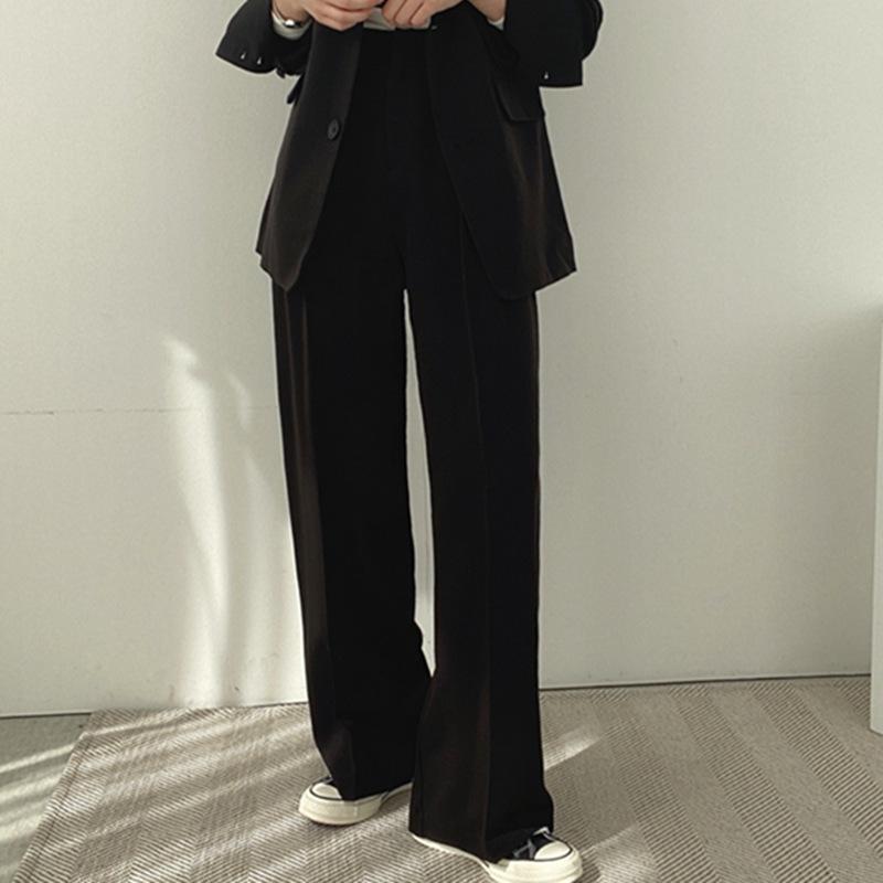Product Introduction of Suit Jacket for Women 2024 Spring New Korean Style Coat Temperament Commute Blue Design Sense Niche Suit for Women 29