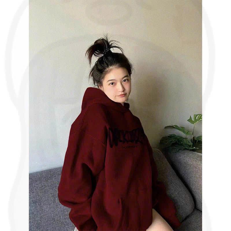Áo Khoác Hoodie Cao Cấp Form Rộng Nỉ Bông Hai Lớp In Hoạ Tiết Sắc Nét Nam Nữ Đều Mặc Được Menswear 4