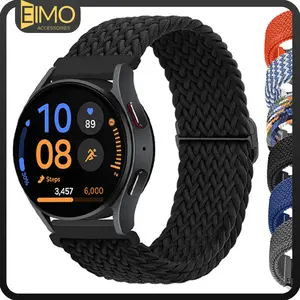 [Tali Jam] 22mm 20mm Quick Release Braided Nylon Strap Band for Smartwatch Samsung Watch Galaxy Watch 7 6 5 4 FE for Garmin Watch /Huawei Watch GT 5 4 3 2 /Amazfit GTS GTR /Xiaomi Watch S4 S1 S2 S3 Active/Redmi Watch 5 Active/5 Lite/Itel 011 12/Aolon