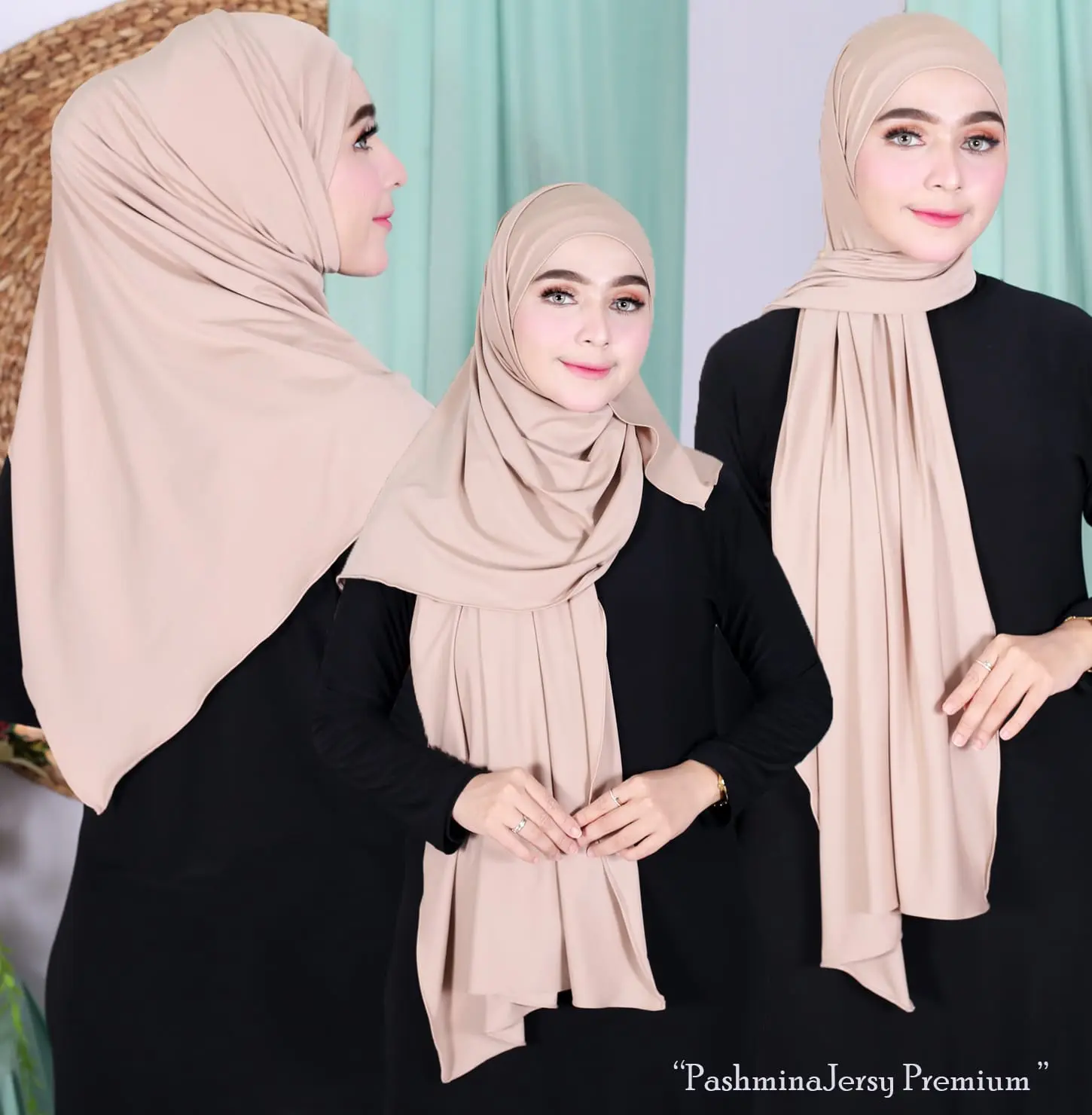 Pashmina Jersey Spandek Premium/ Pashmina Meleyot / Pashmina Jersey Kaos keriwil meleyot Kerudung Muslim