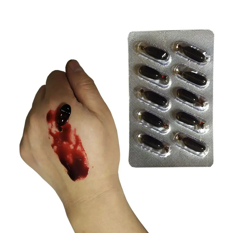 FBP 10 pcs kapsul darah palsu gigit fake blood 2
