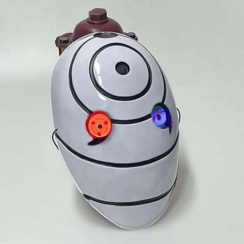Sharingan Naruto cosplay, Uchiha Madara với vòng tròn mặt nạ trắng trái đất, Đạo cụ biểu diễn nam FEI, Phát sáng