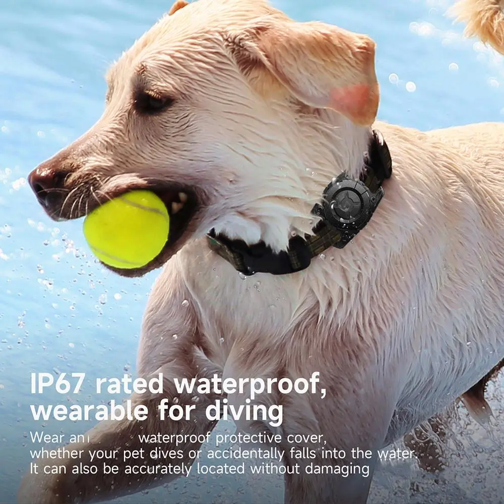 1pcs Multifunctional Pet Dog Cat Airtag Case Anti-scratch Anti-collision Anti Loss Locator Protective Case