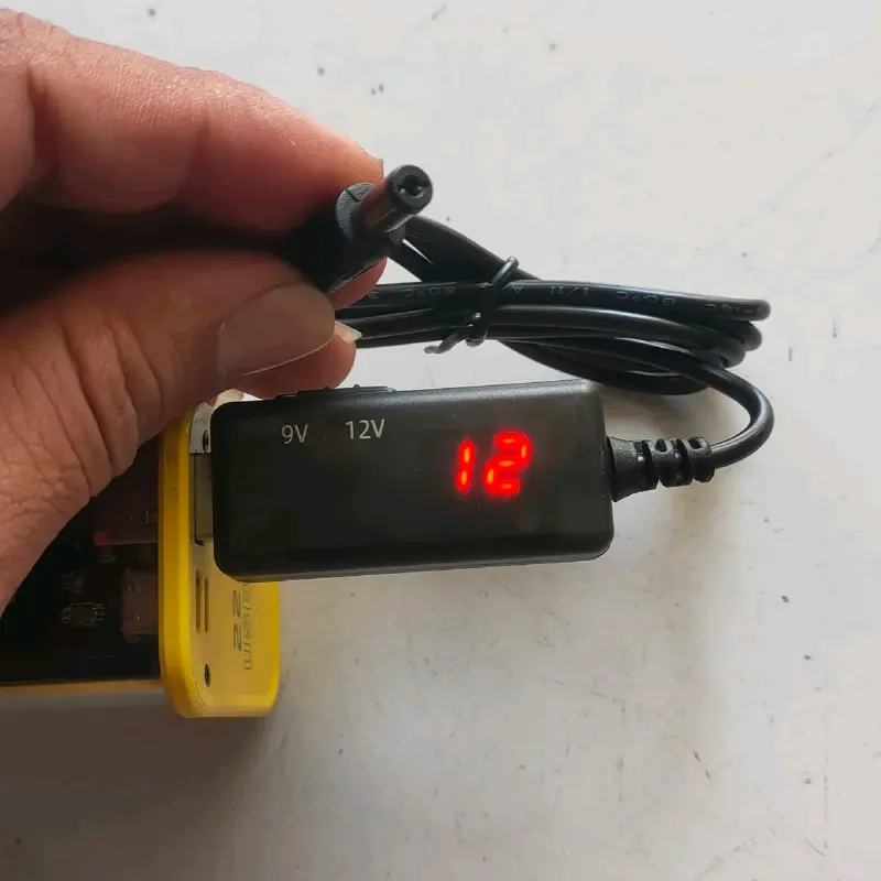 USB Boot Nguồn Từ 9v & 12v 1.3a Cấp Nguồn  Cho Wifi Khi Bị Cúp Điện Lấy Nguồn Từ Sạc Dự Phòng 1