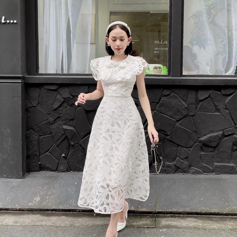 Đầm cánh tiên ren cao cấp SL 3