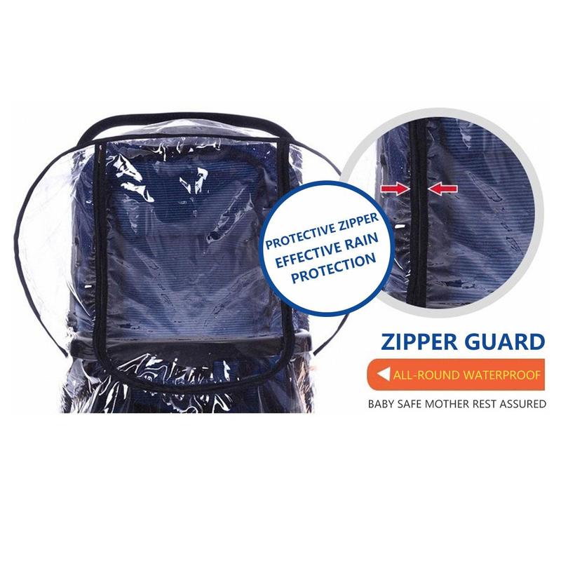 Baby Stroller Weather Shield, Waterproof Baby Stroller Rain Cover, Windproof Baby Stroller Windshield, Warm Baby Stroller Cover, Stroller Accessories 2