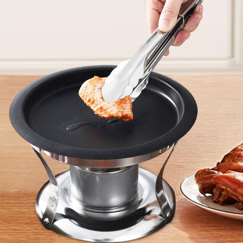 Product Introduction of WDClever Korean Table BBQ Grill Tabletop Grill Less Oil Portable Meat Steak Grilling for Beach Backpacker Hiking Patio 14