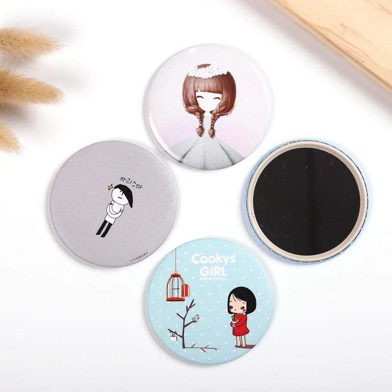 Gương Trang Điểm Mini Cầm Tay Hàn Quốc Siêu Kute Nhiều Mẫu 5