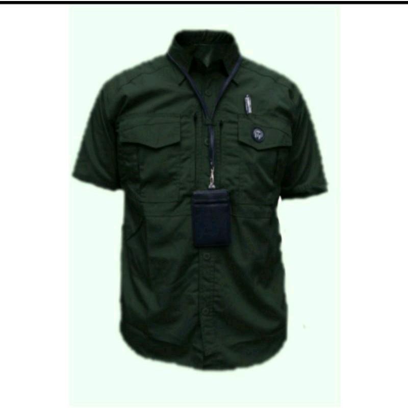 kemeja M.TAC ukuran jumbo tangan pendek 3xl sampai 6xl 3