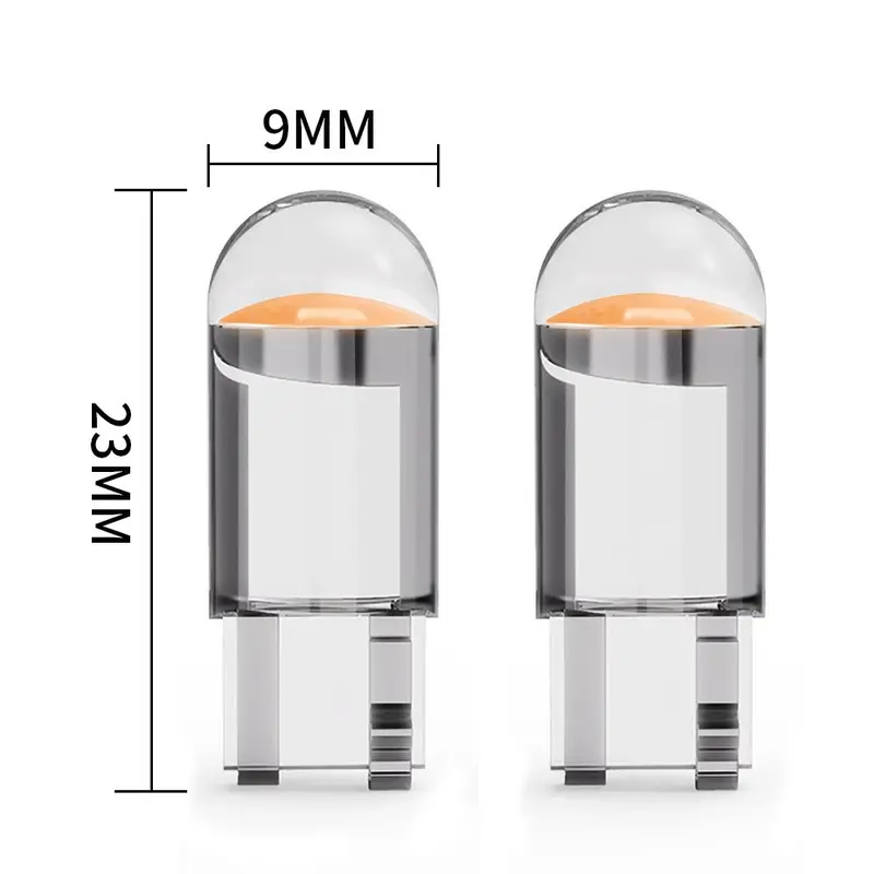 Bóng đèn LED T10 COB W5W 194 168, 1X, Đèn biển số ô tô, Đèn thoát khí bên Acrylic 1