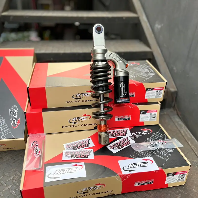 Shockbreaker Racing KTC Extreme EVO Series Original Vario Beat Scoopy Shock Belakang Tabung 330mm 330 mm Scoopy Vario Beat Motor Motorcycle 5