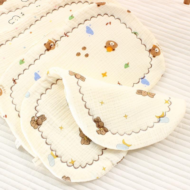Gối Xô Muslin Trần Bông Quảng Châu Mềm Mại, Gối Ngủ Dành Cho Bé Sơ Sinh (Mẫu Mới)