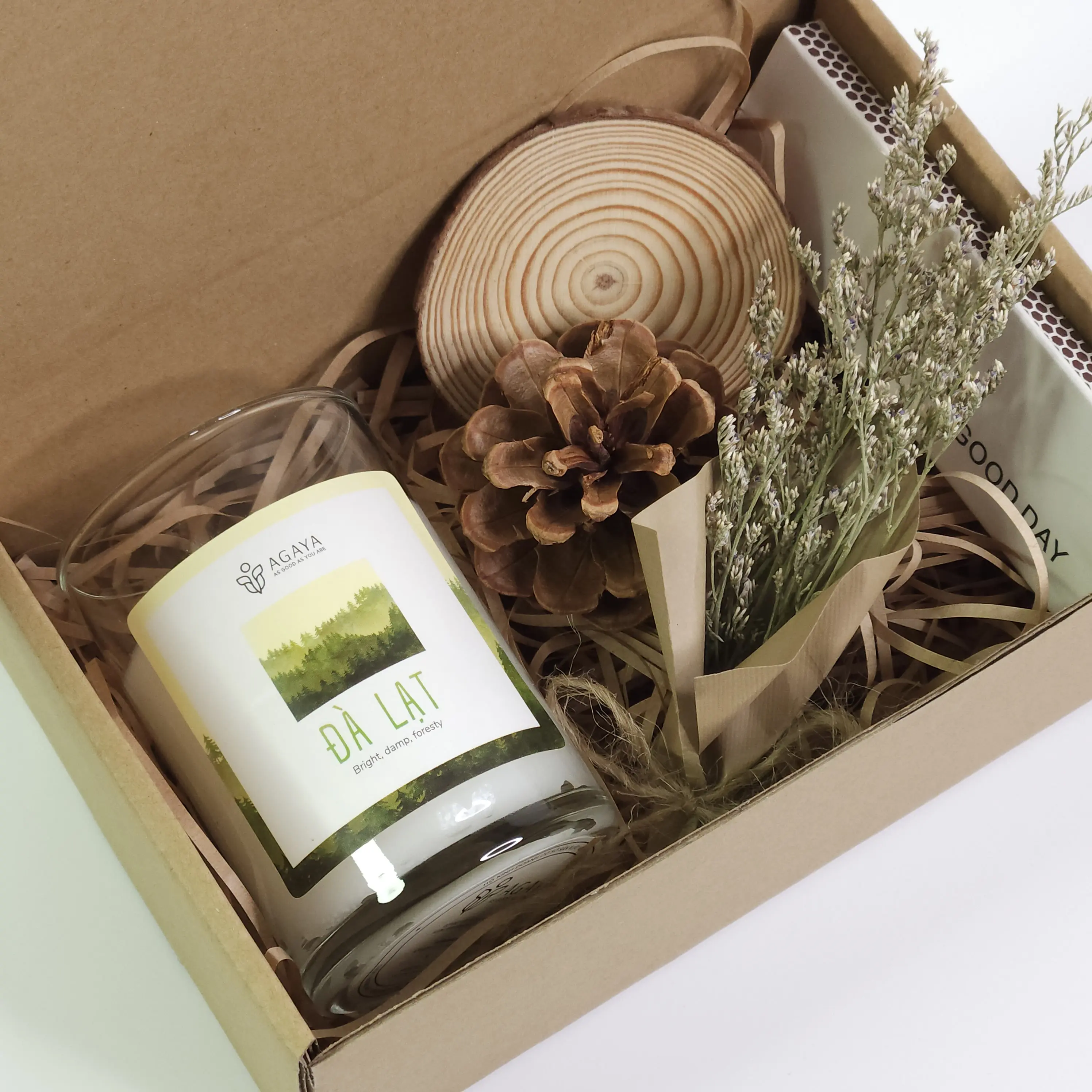 SET QUÀ TẶNG 8/3 Sinh Nhật Tốt Nghiệp - Nến Thơm AGAYA cup 100G / 200G HiLo Candles