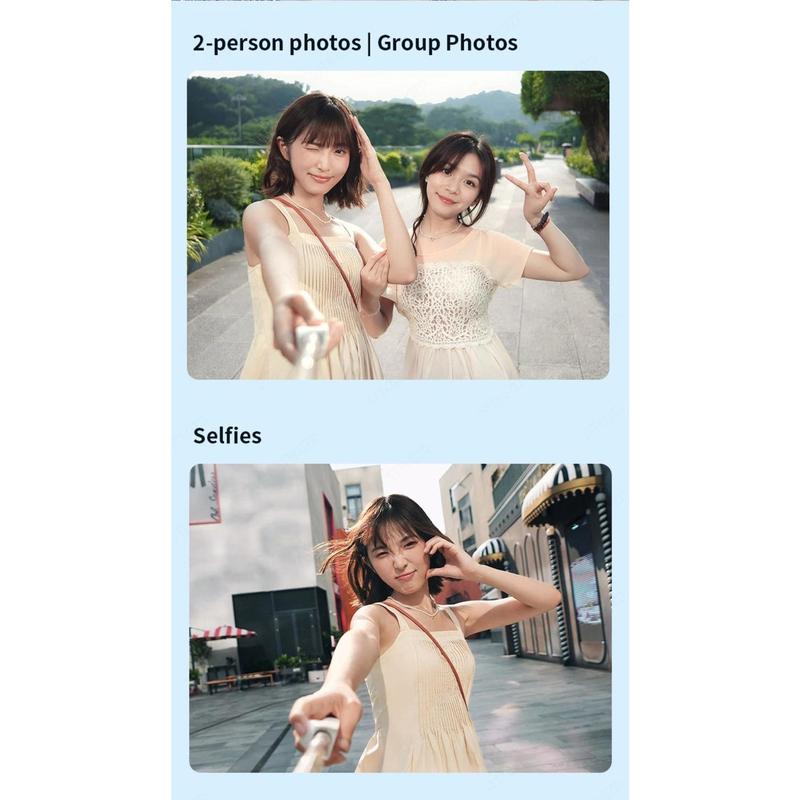 Product Introduction of New Plastic Mini Selfie Stick Extendable Grip Foldable Phone Tripod Handheld Adjustable Bluetooth Selfie Stick Vlog Livestreaming Photography 23