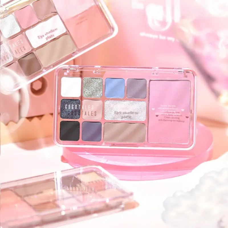 GOGO TALES - Bảng phấn mắt má tạo khối 4 in 1 Gogotales Heart Racing GT724 Trang Điểm Mỹ Phẩm Cosmetic 4