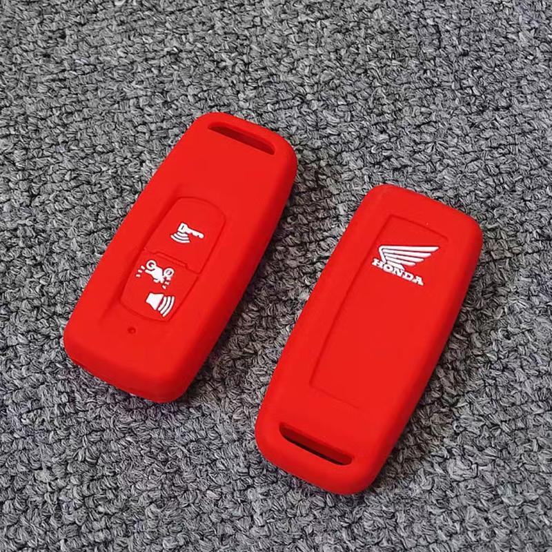 Hộp đựng chìa khóa silicon ngày cho Pcx160 Bộ chìa khóa điều khiển từ xa Pcx160 Click160 Adv350 Forza2023 Chống sốc Móc Khoá Móc Khóa