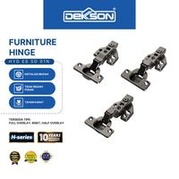Gambar DEKKSON Engsel Sendok H-SERIES Slow Motion Soft Close SD 01N Titanium - FULL Titanium Nickel dari Dekkson Official Shop Kota Administrasi Jakarta Barat 1 Tokopedia