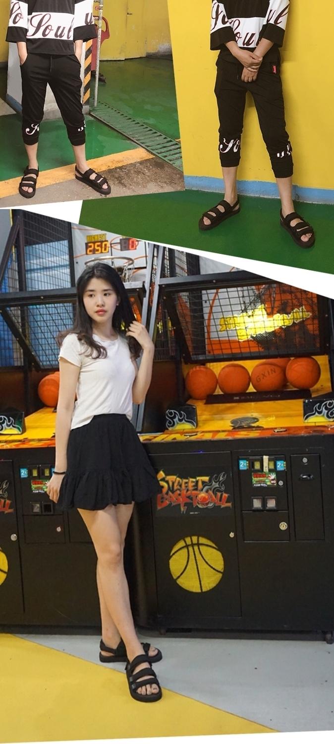 Product Introduction of Sandal Lelaki, Koleksi Musim Panas Baharu 2024, Tidak Licin, Sesuai untuk Sukan dan Riadah, Sandal Pantai Bergaya, Sesuai untuk Pelajar, Boleh Dipakai Di Luar, Selipar Dwi Guna Wanita 16