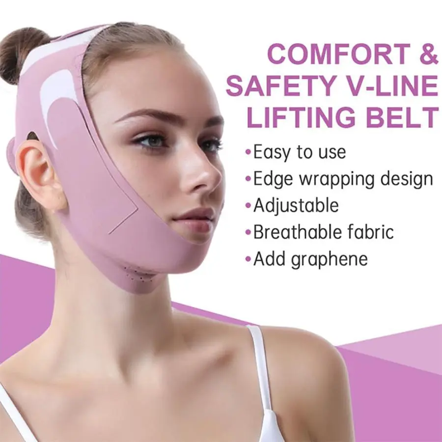 V Line Lifting Belt, Soft Face Slimming & Lifting Band, Face Shaping & Lifting Band, Facial Skin Care Tool for Women