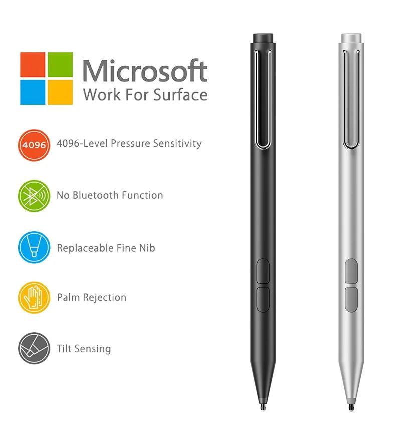 Product Introduction of Stylus Pen for Surface 4096 Levels of Pressure for Microsoft Surface Pro 8 7 6 5 4 3 X/ Surface 3/Go 3 2/Laptop 4 3 2/Book 3 2 1 0