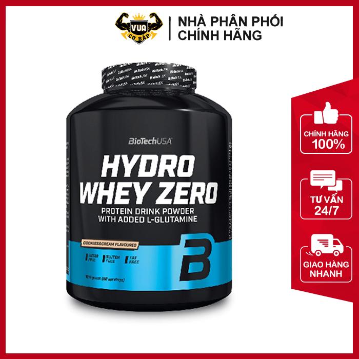 Bột Whey BiotechUSA Hydro Whey Zero  - Hộp 1.8Kg