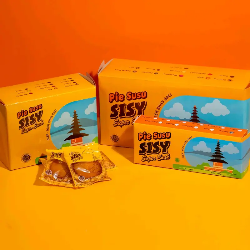 Pie Susu Sisy Original & Rasa-Rasa 9 pcs | Cemilan Khas Bali | Oleh Oleh Khas Bali 1