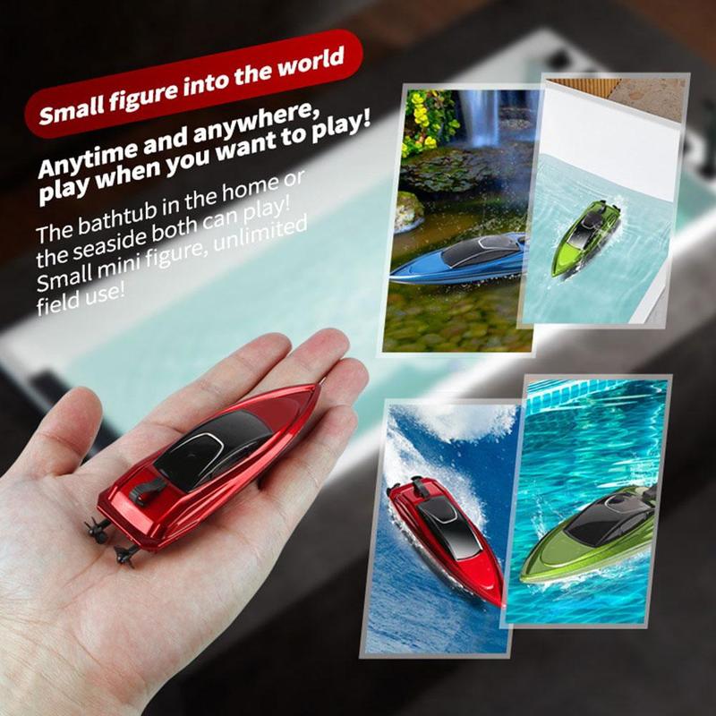Product Introduction of Remote Control Ship Rc Boat Pool Toy LED Light Waterproof Control High Control Boat Speed Party A8A2 33