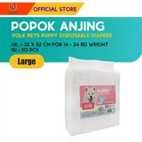 Gambar Volk Pets Puppy Disposable Diapers Large Isi 30 pcs / Popok Anjing dari M-Pets Volk Pets Indonesia Kota Tangerang 3 Tokopedia