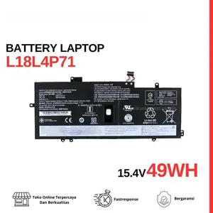ORI Baterai Laptop Battery ThinkPad X1 Carbon 7th Gen8 X1 Yoga Gen 4 Gen 5 4th TP00109A/B TP00110A/B L18C4P71 L18M4P72 L18L4P71