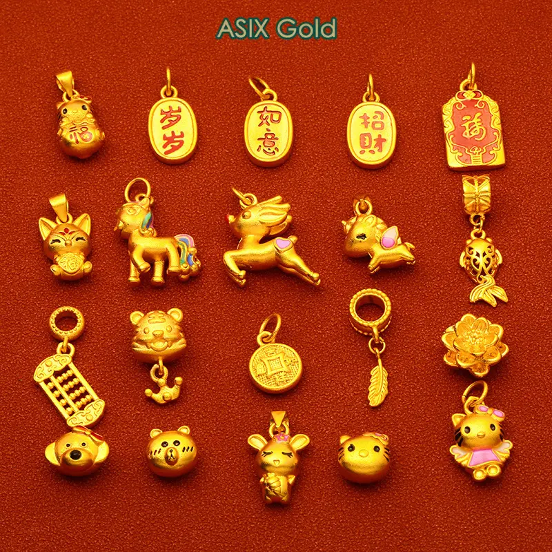 DIY Charm Pendant Multi Style Cute Mini Dangle Charm Beads Fashion Gift Jewelry