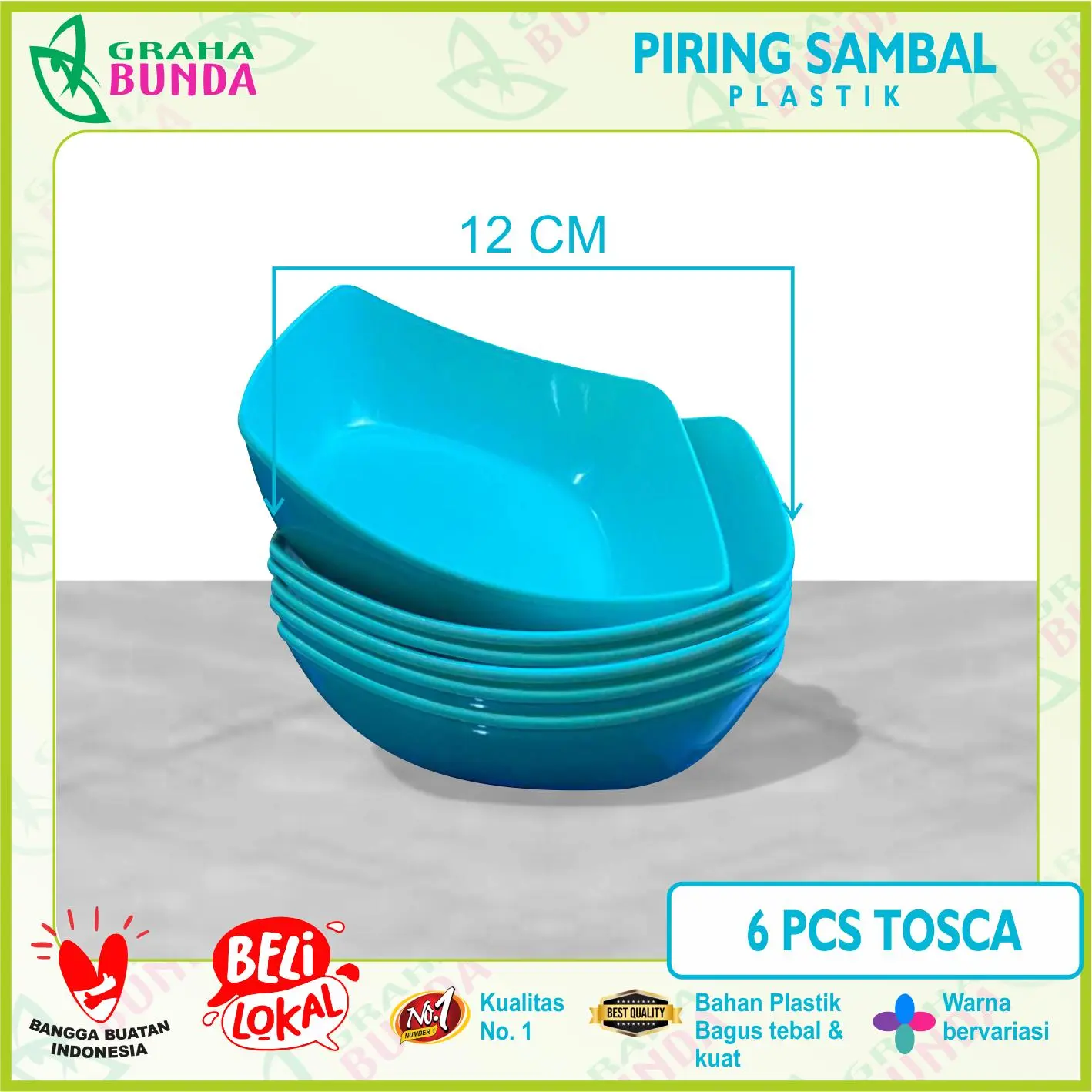 ( PROMO MURAH ) Graha Bunda PAKET 3 PCS / 6 PCS / 12 PCS Piring Sambal / Piring Sambal Plastik / Piring Plastik Sambal 4 Warna ( PROMO MURAH ) Graha Bunda PAKET 3 PCS / 6 PCS / 12 PCS Piring Sambal / Piring Sambal Plastik / Piring Plastik Sambal 4 Warna