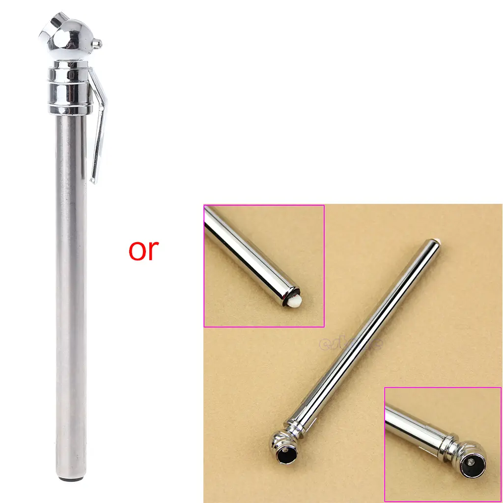 Stainless Steel Pen Shaped Car Vehicle Tire Air Pressure Test Meter Gauge Tire Pressure Gauge Barometer Car Accessries