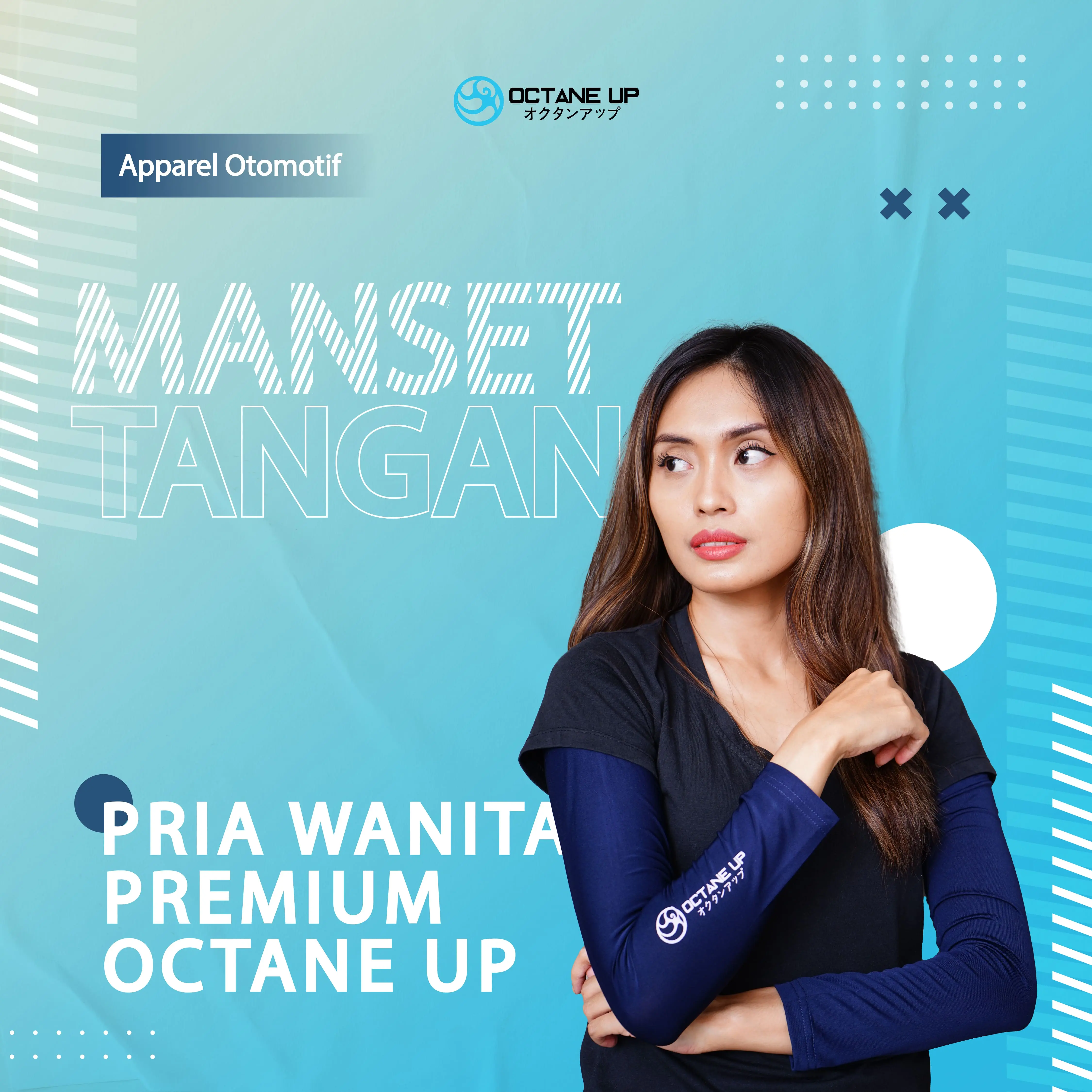 Manset Tangan Pria Wanita Original Octane Up
