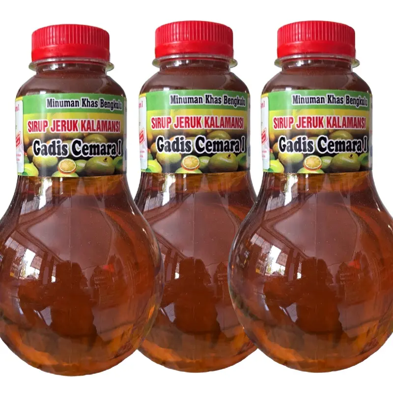Sirup jeruk kalamansi 330 ml/ Gadis cemara / oleh oleh khas bengkulu 2