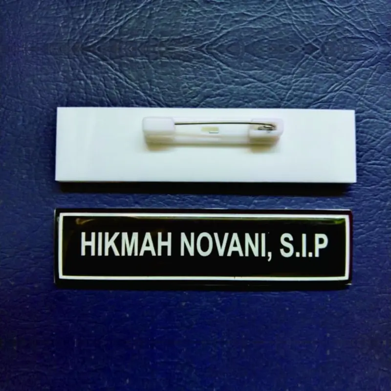 Name Tag / Nama Baju / Nama dada Murah/Name tag custom 7