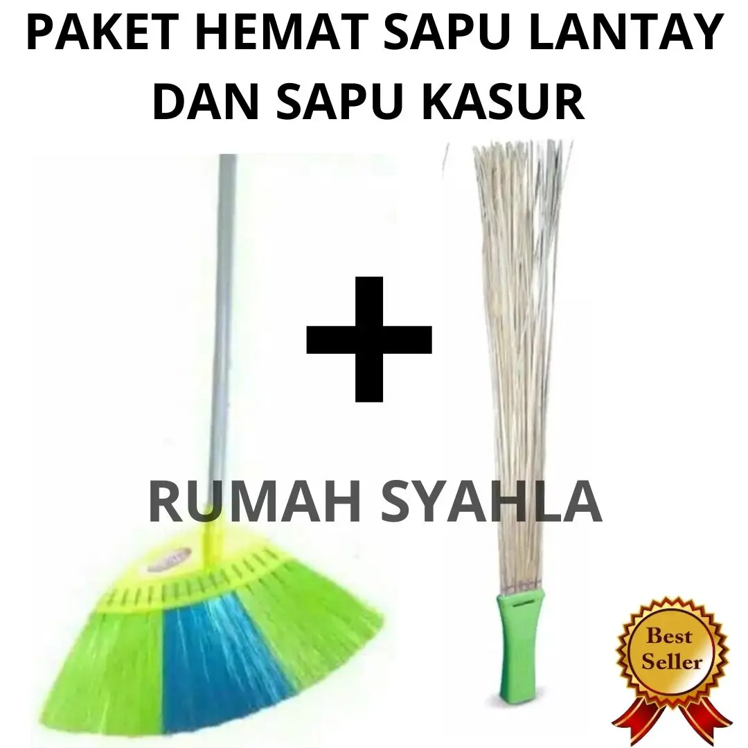 paket sapu senar + sapu lidi kasur