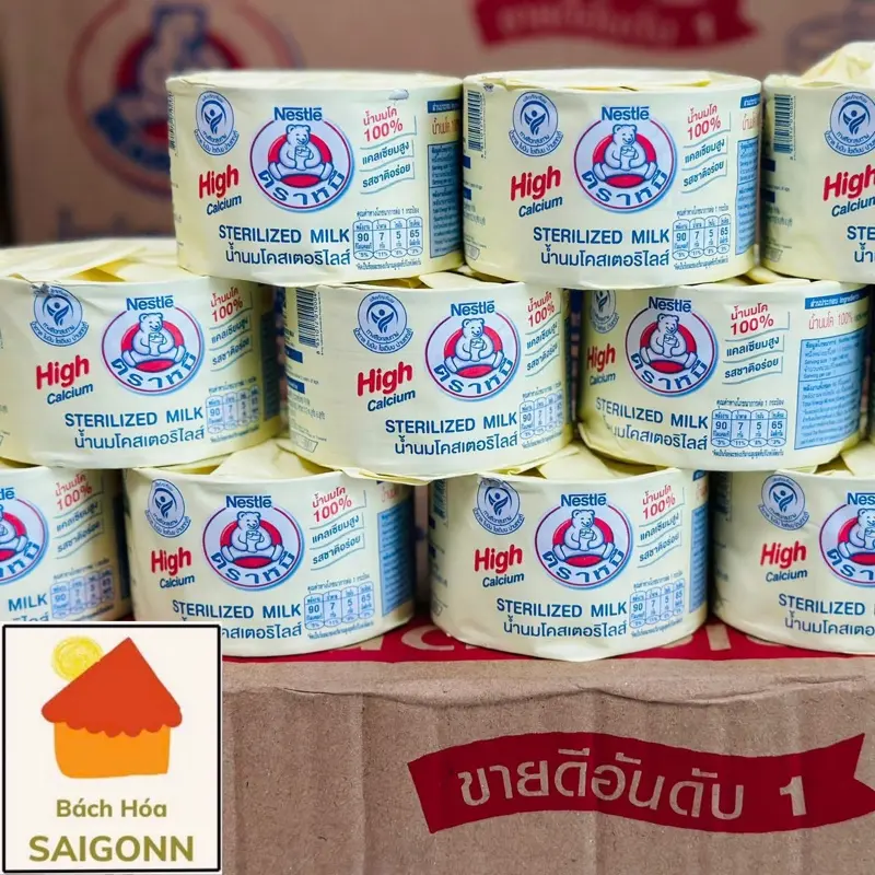 (Date Mới) Sữa Gấu Nestle Thái Lan 140ml Giàu Canxi Sản Phẩm Tốt Cho Sức Khỏe.