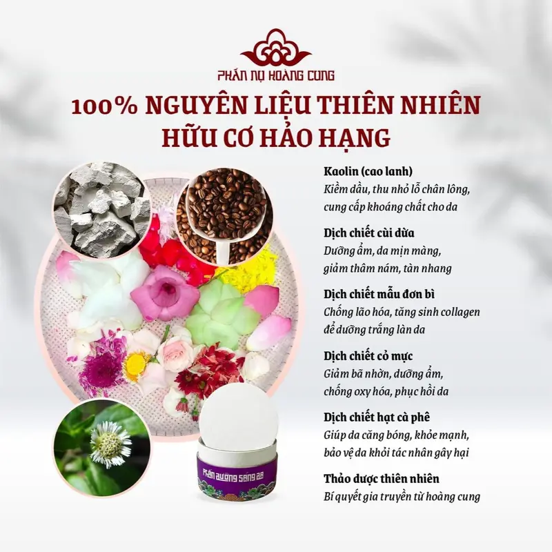 Phấn nụ dưỡng sáng da (hộp tím không chóp) 3