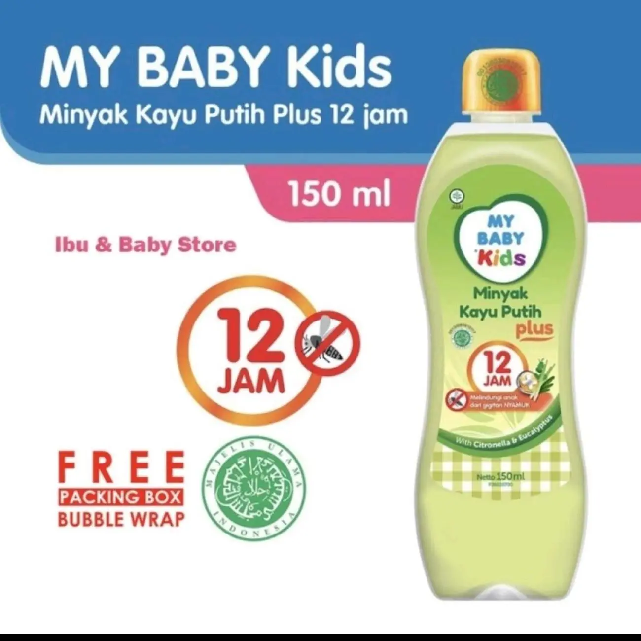 MY BABY KIDS MINYAK KAYU PUTIH sabun Bayi